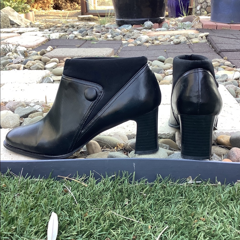 COPY - Heeled Black Booties by Mootsies Tootsies